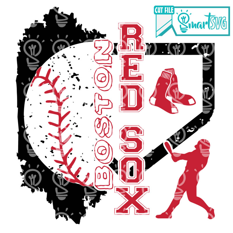 Red Sox Boston Baseball svg