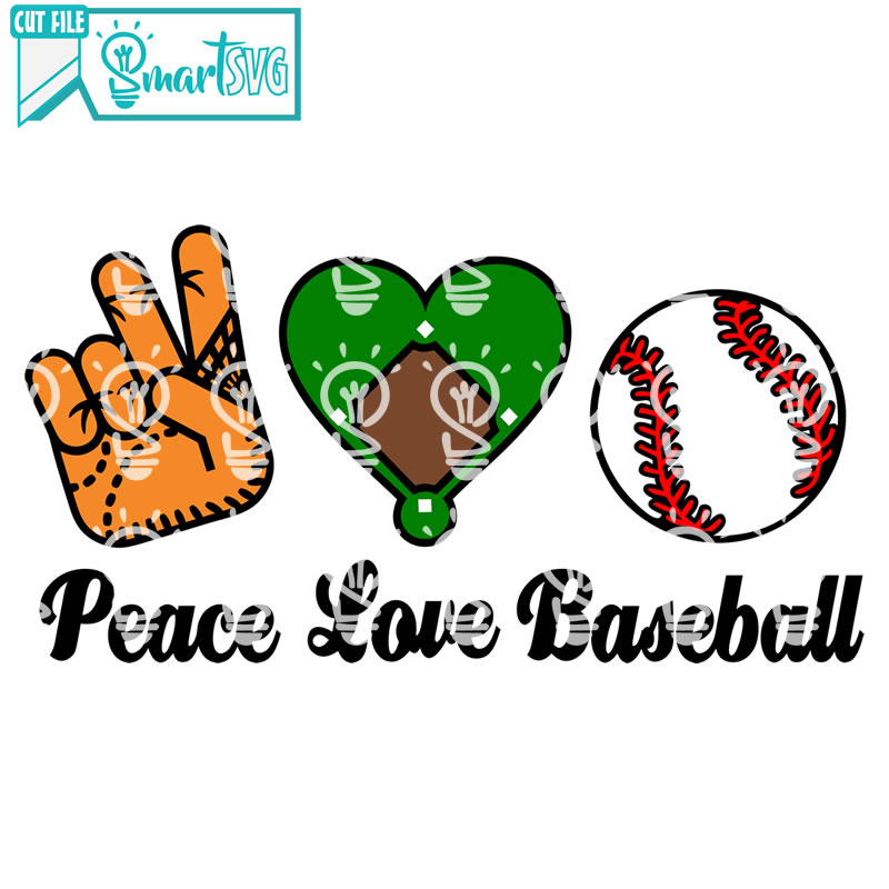 Free Free 59 Peace Love Baseball Svg SVG PNG EPS DXF File