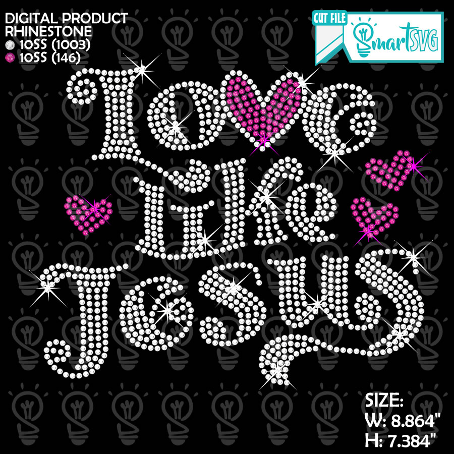 Love like Jesus svg