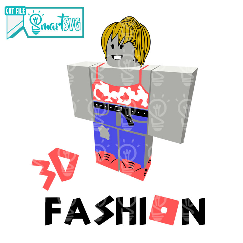 Roblox Girl svg