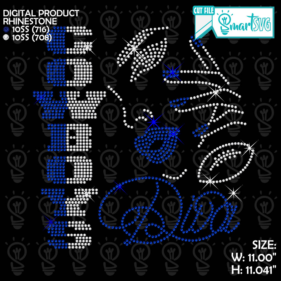 Cowboys Diva Rhinestone svg
