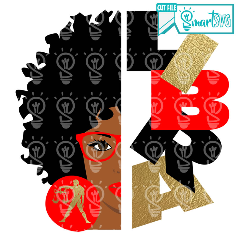 Half Face Libra svg