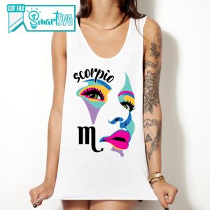 Alternative view of Scorpio Face svg