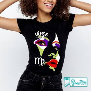 Alternative view of Virgo Face svg