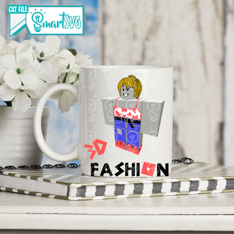 Roblox Girl svg - Image 3