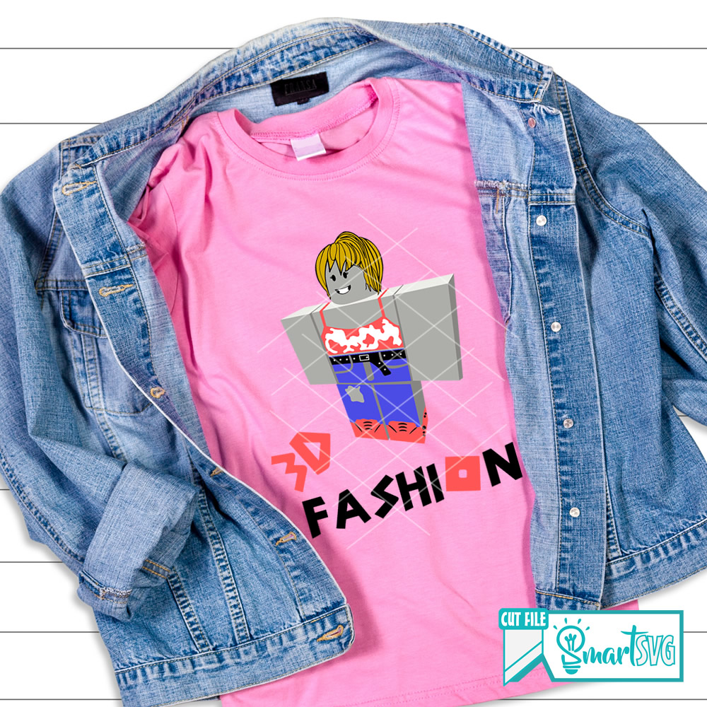 Roblox Girl svg - Image 4