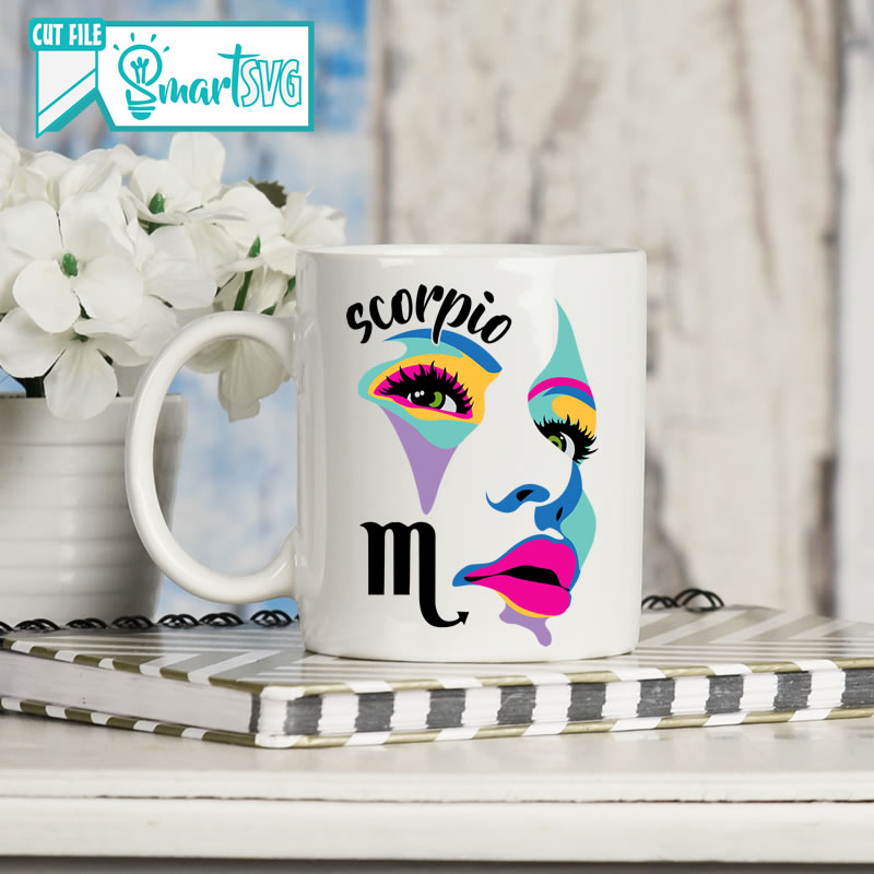 Scorpio Face svg - Image 4