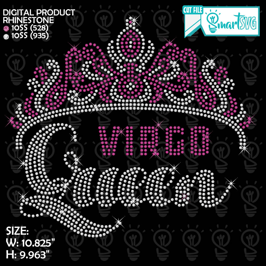 Virgo Queen Crowned svg