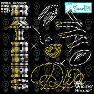 Raiders Diva Rhinestone svg