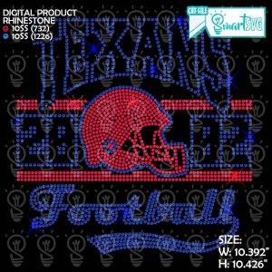 Texans Helmet Rhinestone svg