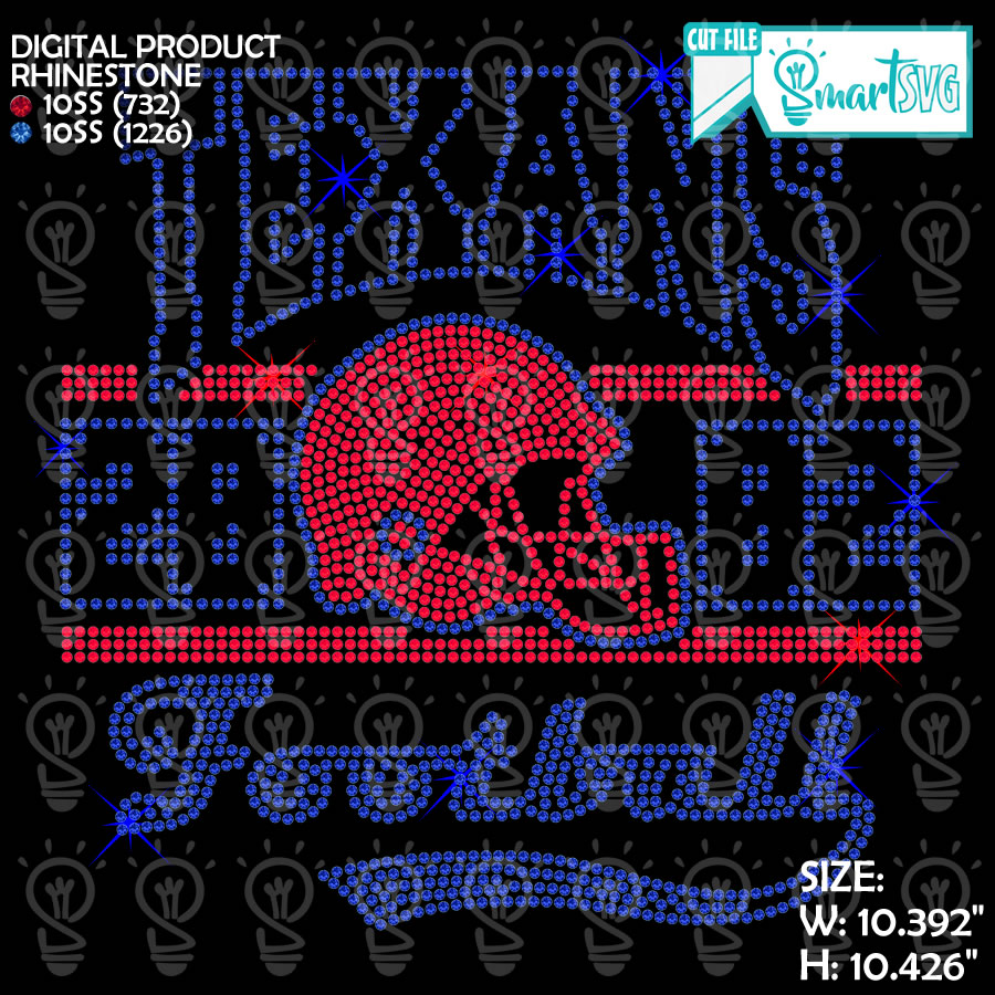 Texans Helmet Rhinestone svg
