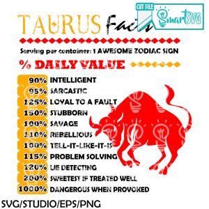 Taurus Facts svg