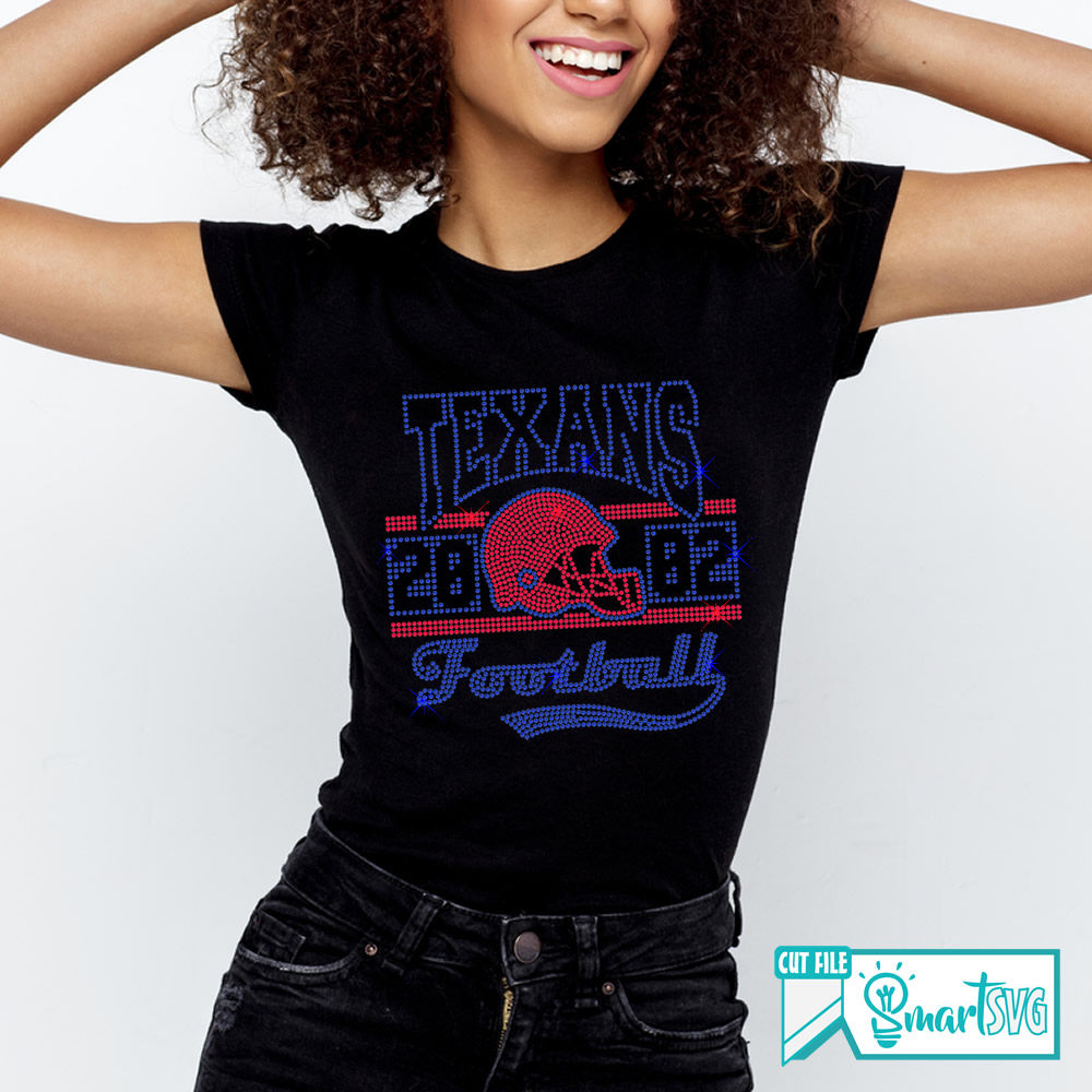 Texans Helmet Rhinestone svg - Image 2