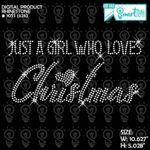 Just a girl who loves Christmas svg