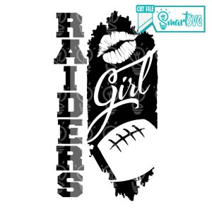 Raiders girl svg
