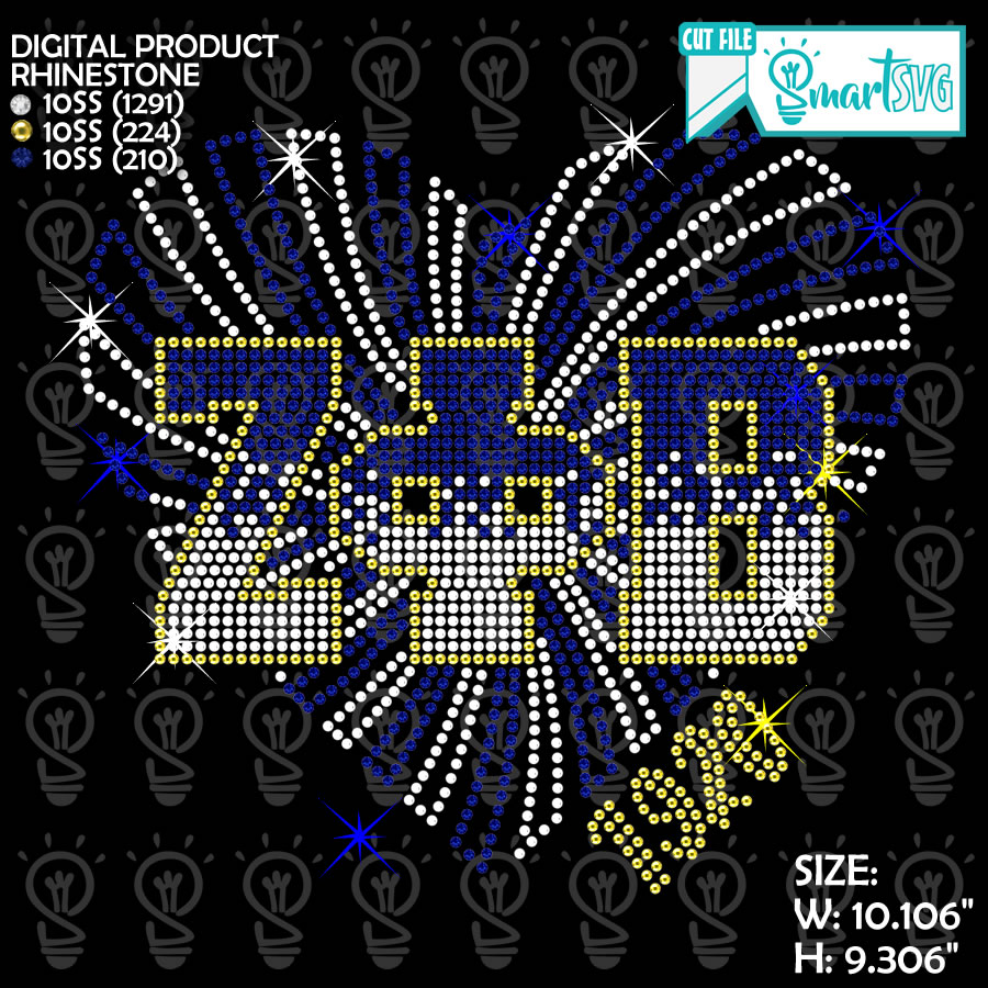 Zeta Phi Beta Rhinestone svg