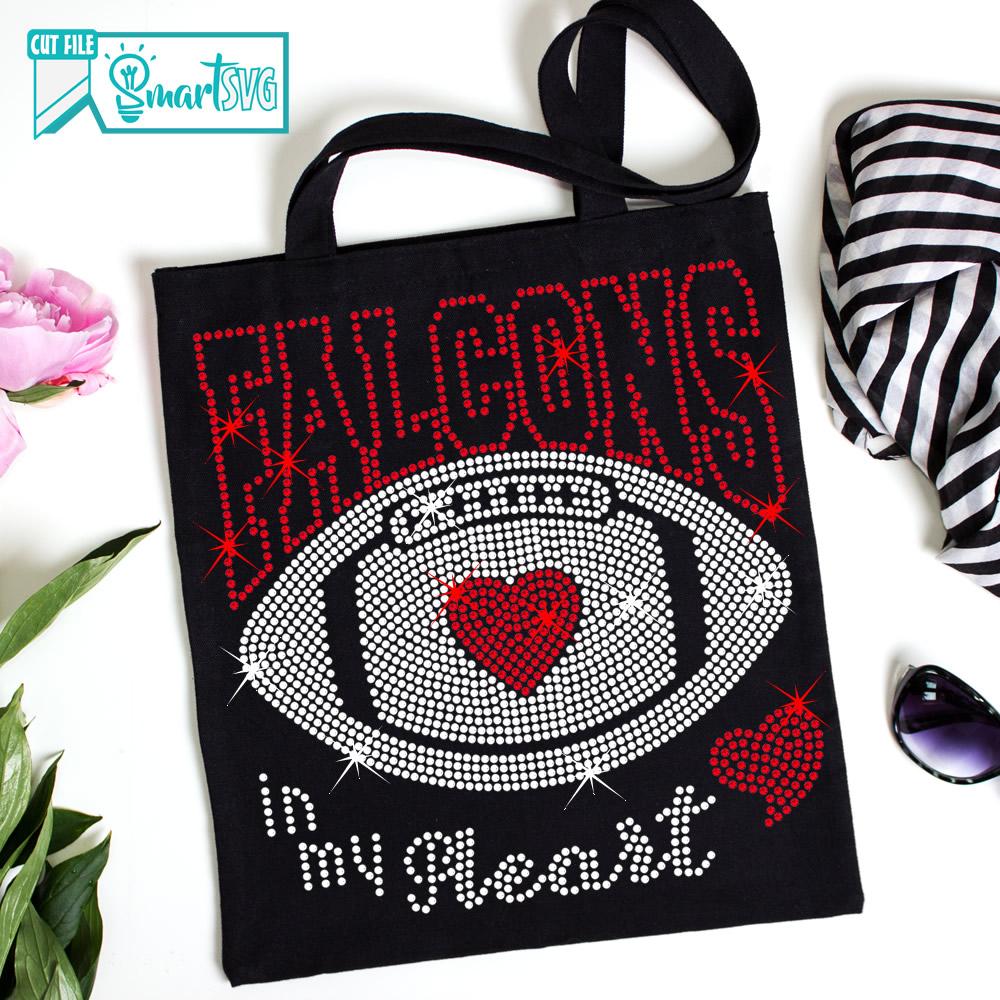 Falcons Ball Rhinestone svg - Image 3