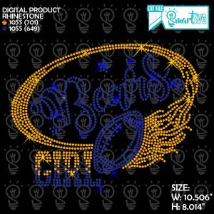 Bears Ball Fire Rhinestone svg