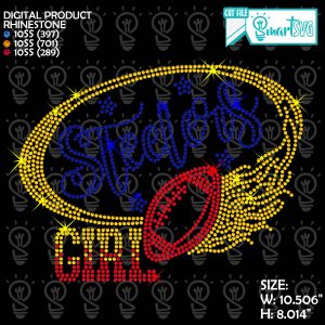 Steelers Ball Fire Rhinestone svg