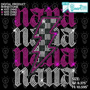 Nana Lightning Bolt svg