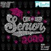 Senior 2026 Rhinestone svg